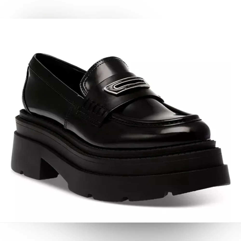 Wild Pair Nelley Platform Lug Sole Platform Loafers - Picture 2 of 14